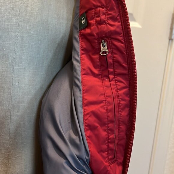 NWT Eddie Bauer Vest Goose Down Quilted Puffer Full Zip Pockets Men Adult  M Red - Picture 9 of 14